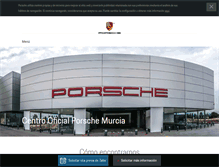 Tablet Screenshot of porsche-murcia.com